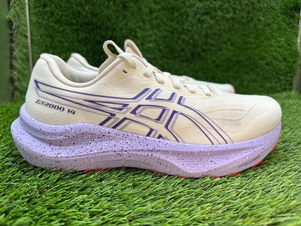 Asics GT-2000 14 1012B914 Athletic Sneaker Women's 7.5 Beige Mesh Running Sports